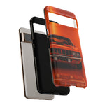 Orange Cuda Phone Case, 71 Classic Muscle Car Tough Cover