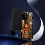 Corgi Royal Guard phone case | Cute British corgi soldier illustration