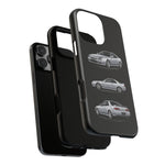 Silver Prelude Sports Coupe Tough Phone Case for JDM Fans