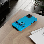 RX-7 Cyan Studio Phone Case Studio Color Match Car Art