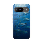 Amberjack School Phone Case, Open Water Sunlight Tough Cover