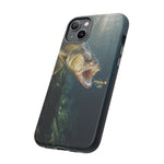 Walleye Jig Strike Phone Case Freshwater Fishing Gift for Anglers