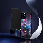 Skyline GT-R Tokyo Rain JDM Night Art Tough Phone Case