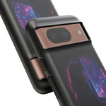 Girl at Window Night Cityphone Case | Tough Case