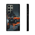 1966 GTO Orange Rainy City Tough Phone Case Cover Gift Art