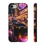 Vegas Strip Corvette Night Phone Case Neon Tough Case