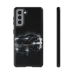 Black Sports Car Illustration 2023 Challenger SRT phone case | Car Drift Reflection