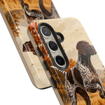 German Shorthaired Pointer Pointing Art Tough Phone Case