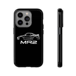 MR2 White Side Silhouette JDM Tough Phone Case Cover Gift