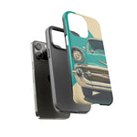 1957 Bel Air Turquoise Retro Tough Phone Case Classic Car Art Cover