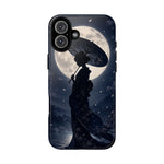 Geisha Parasol Moonlight Art Tough Phone Case