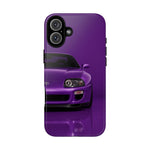 Purple Supra Phone Case, MK4 90s JDM Legend Tough Protective Cover for Men