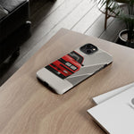 Fox Body Mustang Four-Eye Red Tough Phone Case