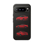 Red MR2 JDM Sports Car Phone Case Tough Multi View