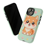 Shiba Inu Kawaii Chibi Smile Pet Dog Art Tough Phone Case