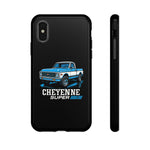 Chevy K10 Cheyenne Super Blue Classic Truck Tough Phone Case