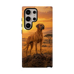Rhodesian Ridgeback African Savanna Art Tough Phone Case