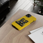 1969 Camaro Z28 Yellow Front View Muscle Car Tough Phone Case
