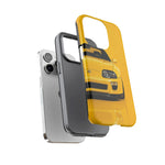 Yellow Supra Phone Case, MK4 90s JDM Legend Tough Protective Cover for Men