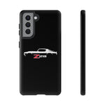 1970 Camaro Z28 White Silhouette Tough Phone Case Cover Gift