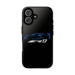 Blue C8 ZR1 Phone Case for Supercar Enthusiasts