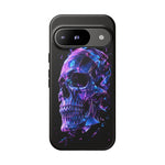 Holographic Skull Phone Case, Shattered Glass Iridescent Cover