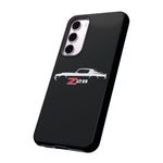 1970 Camaro Z28 White Silhouette Tough Phone Case Cover Gift