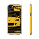S2000 Spa Yellow Retro 90s JDM Car Tough Phone Case
