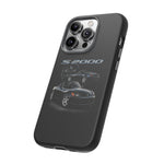 Black S2000 Roadster Collage JDM Tough Phone Case Cover Gift