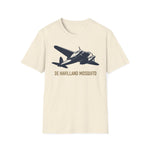 de Havilland Mosquito Minimalist silhouette Aviation T-Shirt for Pilots and Airplane Enthusiasts