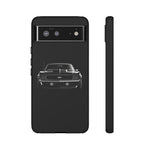 1969 Camaro Black Restomod Front Tough Phone Case Cover Gift