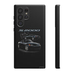 Black S2000 Roadster Collage JDM Tough Phone Case Cover Gift