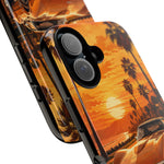 Orange Corvette C3 Stingray Sunset Palms Phone Case