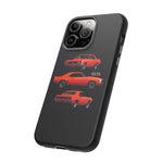 1969 Camaro SS Orange Triple View Muscle Car Tough Phone Case