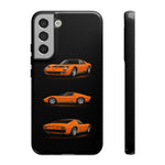 Orange Miura Classic Supercar Tough Phone Case - 3 View