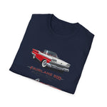 1959 Fairlane 500 Vintage Car T-Shirt | Classic Red 1950s Automobile Tee