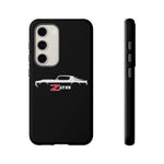 1970 Camaro Z28 White Silhouette Tough Phone Case Cover Gift
