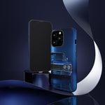 Blue Impala 1964 Phone Case, Classic Lowrider Tough Cover for Classic Car Fans