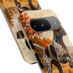 German Shorthaired Pointer Pointing Art Tough Phone Case