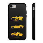 Yellow Camaro SS Muscle Car Phone Case Tough Multi View Print