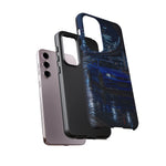 Skyline GT-R R34 Bayside Blue Tokyo Night Art Tough Phone Case