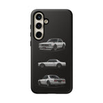 Silver Hakosuka Skyline Classic Sports Car Tough Phone Case for JDM Fans