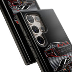 NSX Dual View Black Red JDM Sports Car Tough Phone Case Gift