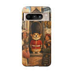 Corgi Royal Guard phone case | Cute British corgi soldier illustration