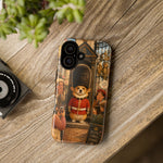 Corgi Royal Guard phone case | Cute British corgi soldier illustration