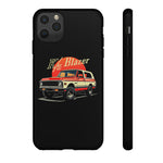 Orange Chevy K5 Blazer Retro SUV Illustration phone case