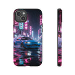Skyline GT-R Tokyo Rain JDM Night Art Tough Phone Case