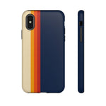 Retro Rainbow Stripe Phone Case | Tough Phone Case