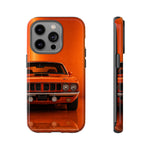 Orange Cuda Phone Case, 71 Classic Muscle Car Tough Cover