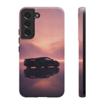 C8 Corvette Silhouette Pastel Horizon Case